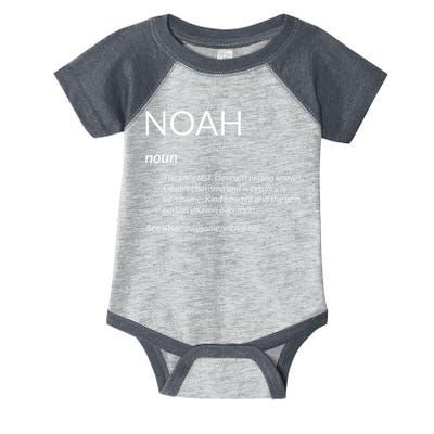 Noah Is The Best Funny Name Definition Noah Infant Baby Jersey Bodysuit