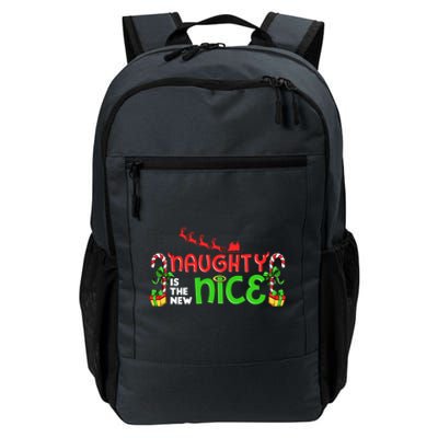 Naughty Is The New Nice Christmas Santa Naughty Or Nice Gift Daily Commute Backpack