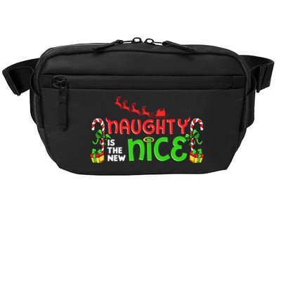 Naughty Is The New Nice Christmas Santa Naughty Or Nice Gift Crossbody Pack