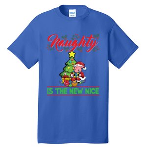 Naughty Is The New Nice Christmas Santa Xmas Gift Tall T-Shirt