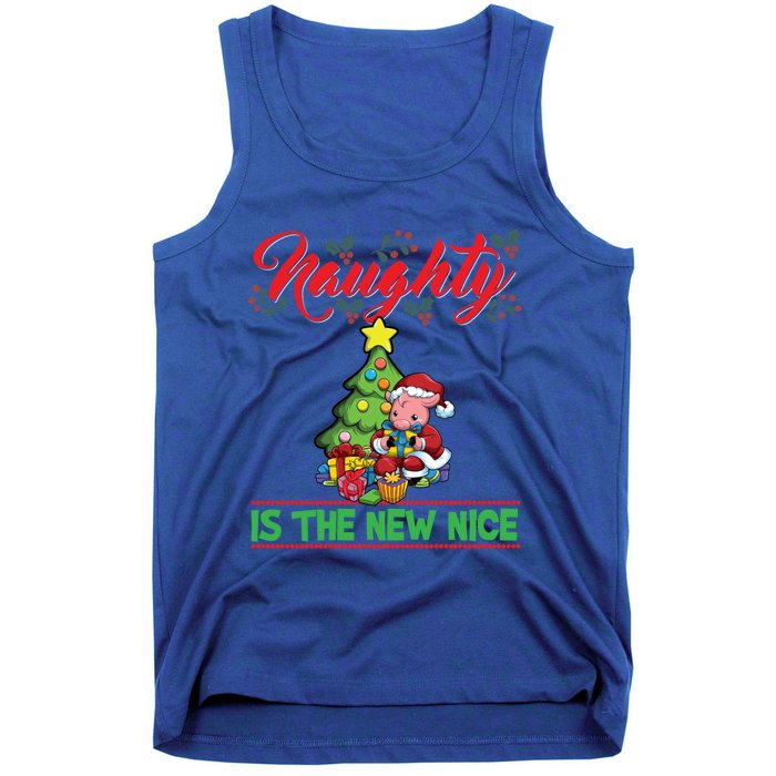 Naughty Is The New Nice Christmas Santa Xmas Gift Tank Top