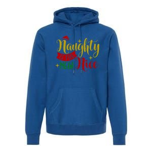 Naughty Is The New Nice Funny Christmas Novelty Holiday Item Funny Gift Premium Hoodie