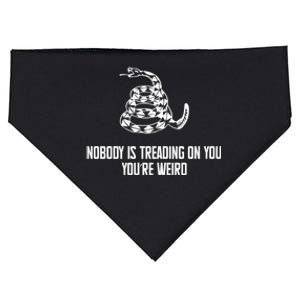 Nobody Is Treading On You You’Re Weird Funny Quote USA-Made Doggie Bandana