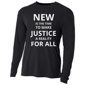 New Is The Time To Make Justice A Reality For All Cooling Performance Long Sleeve Crew