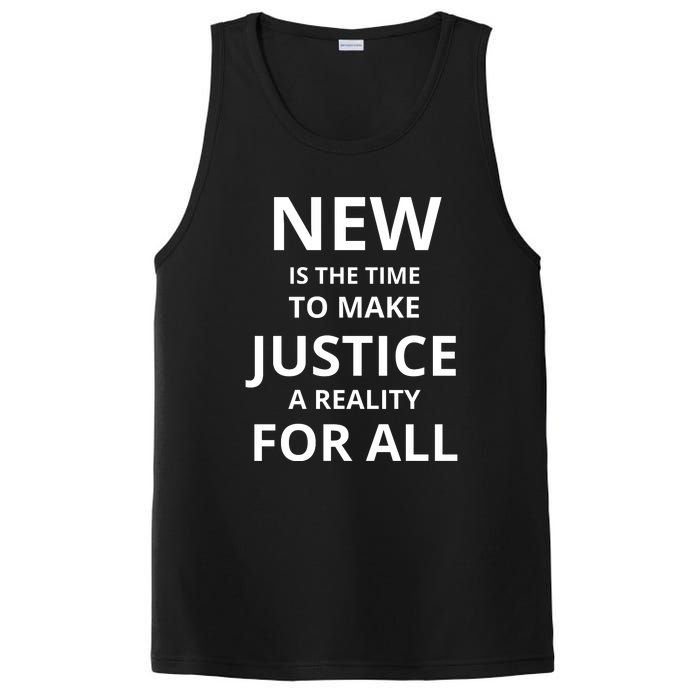 New Is The Time To Make Justice A Reality For All PosiCharge Competitor Tank