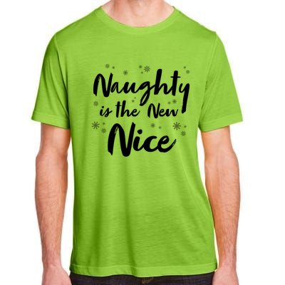 Naughty Is The New Nice Funny Merry Christmas Holiday Gift Adult ChromaSoft Performance T-Shirt