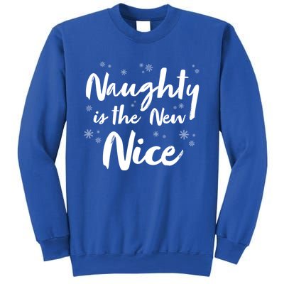 Naughty Is The New Nice Funny Merry Christmas Holiday Gift Sweatshirt