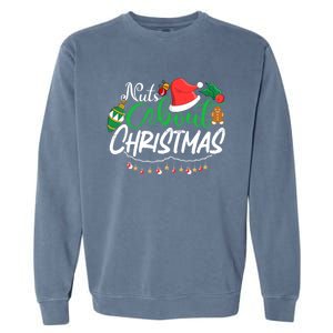 Naughty Is The New Nice Funny Quote Graphic Gift Garment-Dyed Sweatshirt