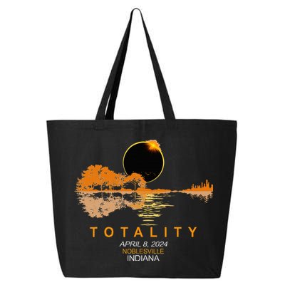 Noblesville Indiana Total Solar Eclipse 2024 Guitar 25L Jumbo Tote