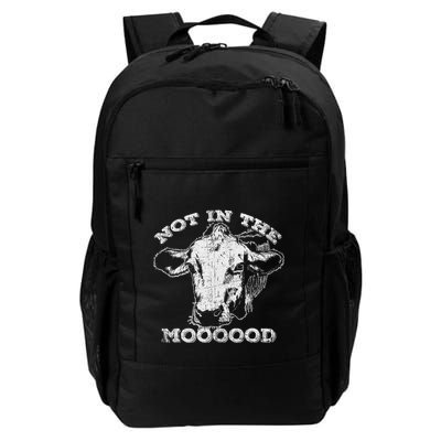 Not In The Mood Funny Cow Daily Commute Backpack