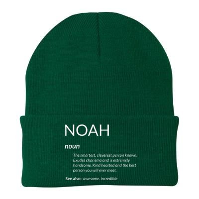 Noah Is The Best Funny Name Definition Noah Knit Cap Winter Beanie