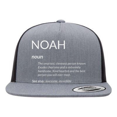 Noah Is The Best Funny Name Definition Noah Flat Bill Trucker Hat