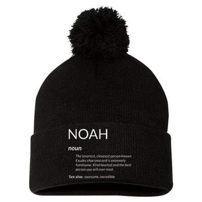 Noah Is The Best Funny Name Definition Noah Pom Pom 12in Knit Beanie