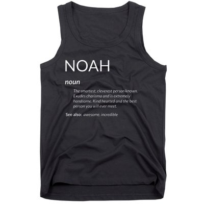 Noah Is The Best Funny Name Definition Noah Tank Top