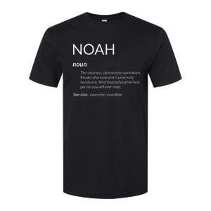 Noah Is The Best Funny Name Definition Noah Softstyle CVC T-Shirt