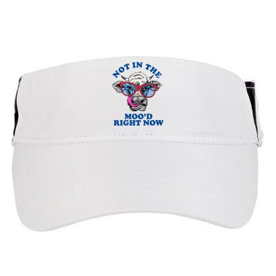Not In The Mood Right Now Funny Cow Adult Drive Performance Visor
