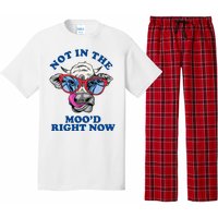 Not In The Mood Right Now Funny Cow Pajama Set