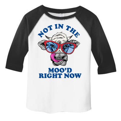 Not In The Mood Right Now Funny Cow Toddler Fine Jersey T-Shirt