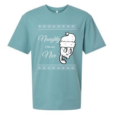 Naughty Is The New Nice Gift Sueded Cloud Jersey T-Shirt