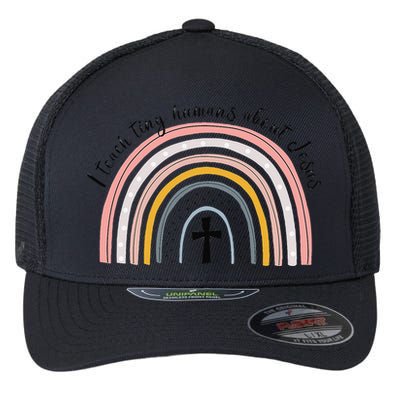 NG0M I Teach Tiny Humans About Jesus Teacher Appreciation Flexfit Unipanel Trucker Cap