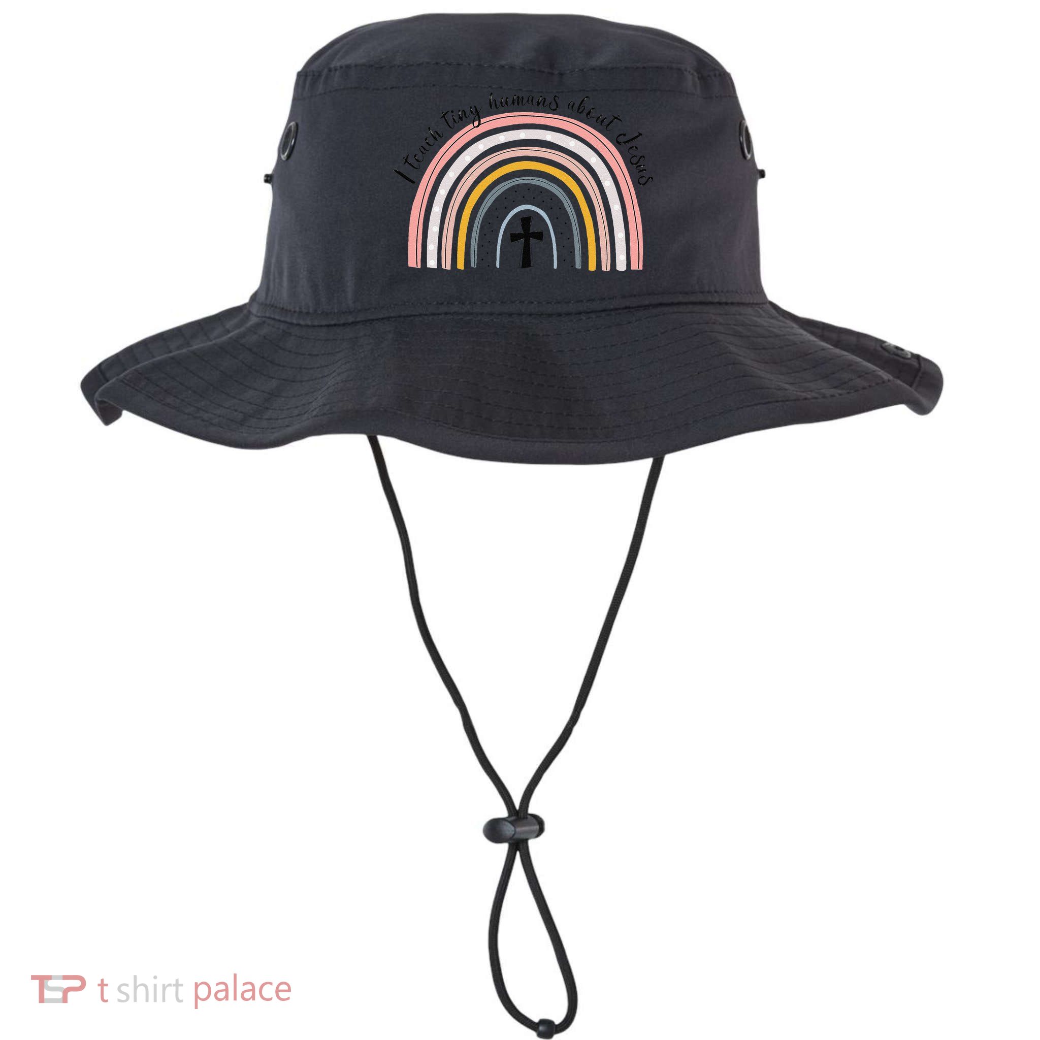 NG0M I Teach Tiny Humans About Jesus Teacher Appreciation Bucket Hat