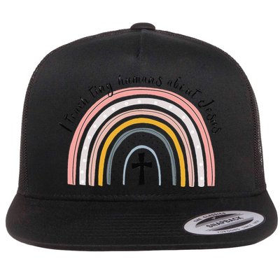 NG0M I Teach Tiny Humans About Jesus Teacher Appreciation Flatbill Hat