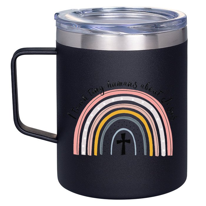 NG0M I Teach Tiny Humans About Jesus Teacher Appreciation 12oz Stainless Steel Coffee Mug