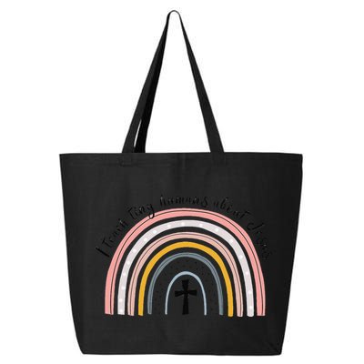 NG0M I Teach Tiny Humans About Jesus Teacher Appreciation 25L Jumbo Tote