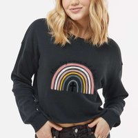 NG0M I Teach Tiny Humans About Jesus Teacher Appreciation Cropped Pullover Crew