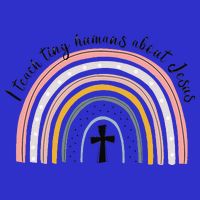 NG0M I Teach Tiny Humans About Jesus Teacher Appreciation 16 in Basic Backpack
