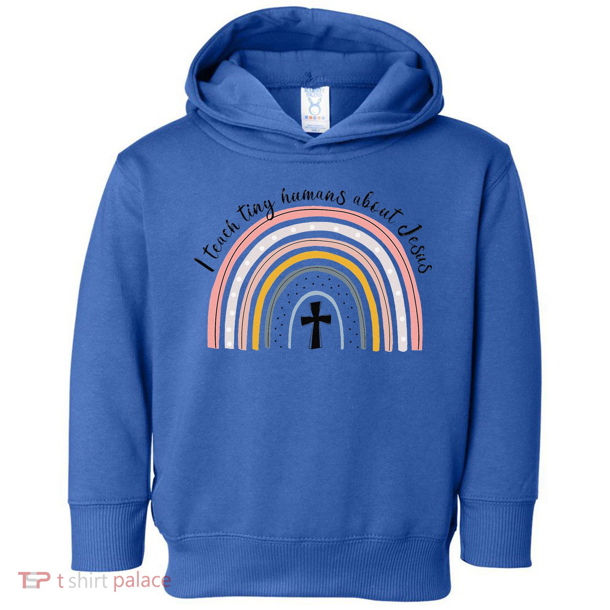 NG0M I Teach Tiny Humans About Jesus Teacher Appreciation Toddler Hoodie
