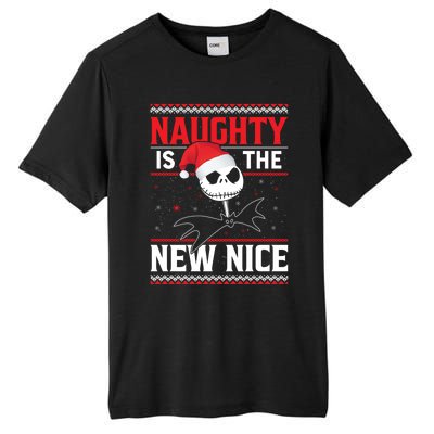 Naughty Is The New Nice Gift Tall Fusion ChromaSoft Performance T-Shirt