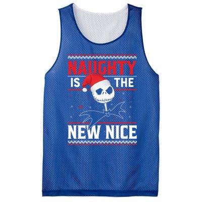 Naughty Is The New Nice Gift Mesh Reversible Basketball Jersey Tank