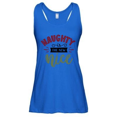 Naughty Is The New Nice Cool Gift Ladies Essential Flowy Tank