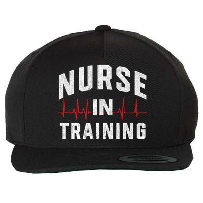 Nurse In Training Nursing School Student Future Nurse Gift Wool Snapback Cap