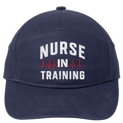 Nurse In Training Nursing School Student Future Nurse Gift 7-Panel Snapback Hat