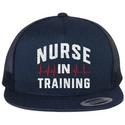 Nurse In Training Nursing School Student Future Nurse Gift Flat Bill Trucker Hat