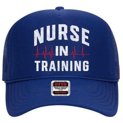 Nurse In Training Nursing School Student Future Nurse Gift High Crown Mesh Back Trucker Hat