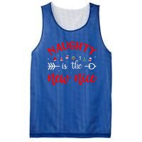 Naughty Is The New Nice Funny Cool Gift Mesh Reversible Basketball Jersey Tank