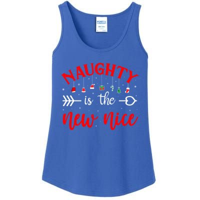 Naughty Is The New Nice Funny Gift Ladies Essential Tank