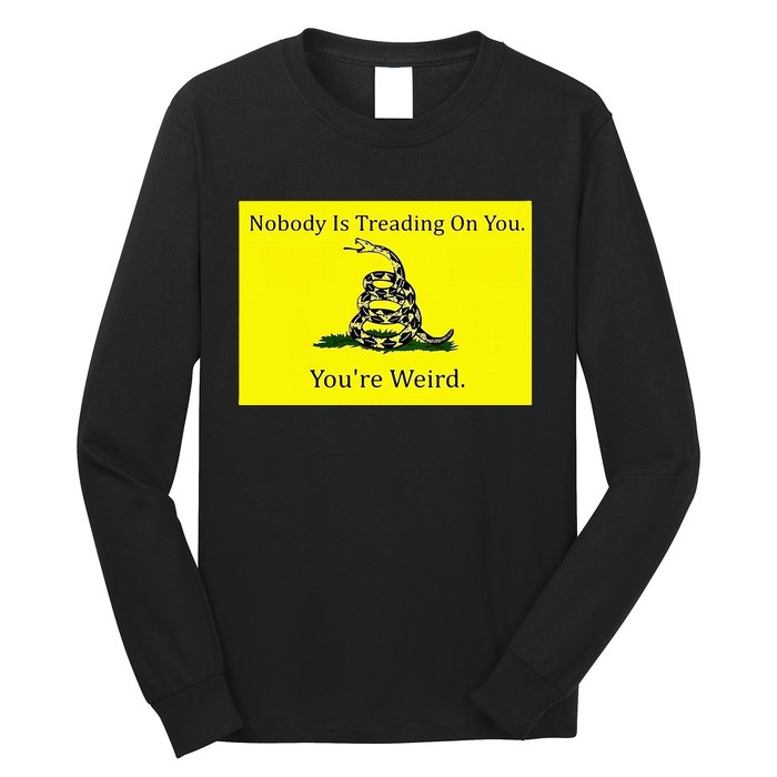 Nobody Is Treading On You YouRe Weird Kamala 2024 Long Sleeve Shirt