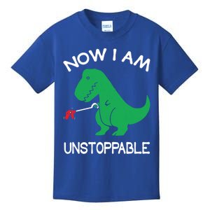 Now IM Unstoppable Funny Trex Dinosaur Meaningful Gift Kids T-Shirt