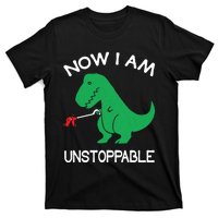 Now I'm Unstoppable - Funny T-Rex Dinosaur T-Shirt