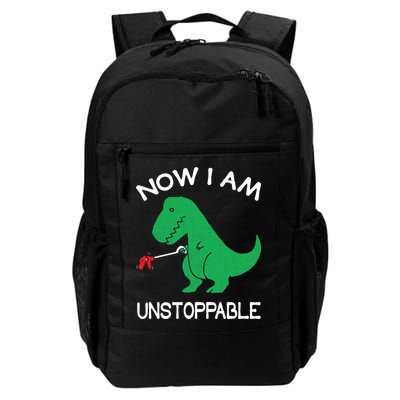 Now I'm Unstoppable - Funny T-Rex Dinosaur Backpack