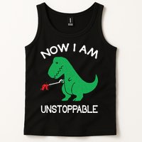 Now I'm Unstoppable - Funny T-Rex Dinosaur Tank Top