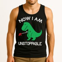 Now I'm Unstoppable - Funny T-Rex Dinosaur Tank Top