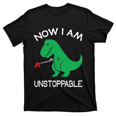 Now I'm Unstoppable Funny TRex Dinosaur T-Shirt