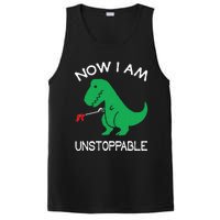 Now I'm Unstoppable Funny TRex Dinosaur PosiCharge Competitor Tank