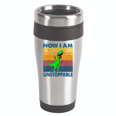 Now Im Unstoppable 16oz Travel Tumbler
