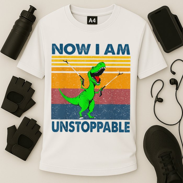 Now Im Unstoppable Cooling Performance Crew T-Shirt